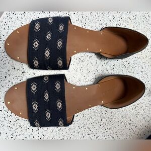 Madewell Women's Dark blue sandals/ size9.5